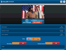 Tablet Screenshot of calleridfaker.com